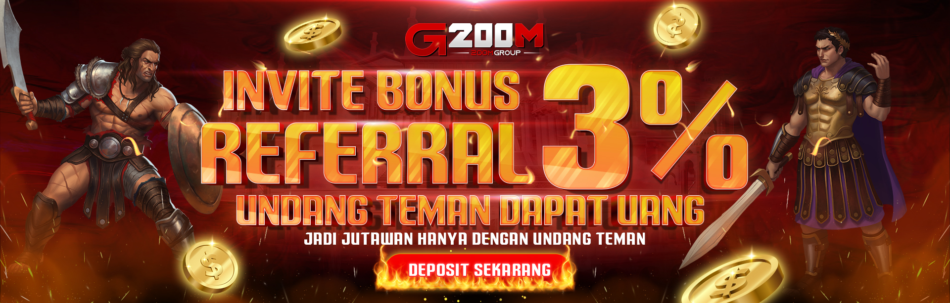 BONUS REFERRAL 3%