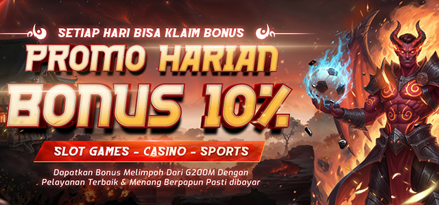 PROMO BONUS DAILY 10%