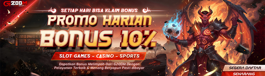 PROMO BONUS DAILY 10%	